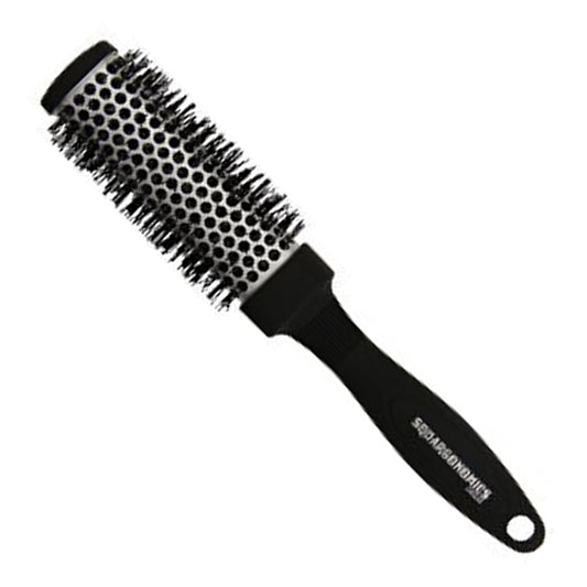 Denman DSQ3S 33mm Large Silver Squargonomic Hairbrush