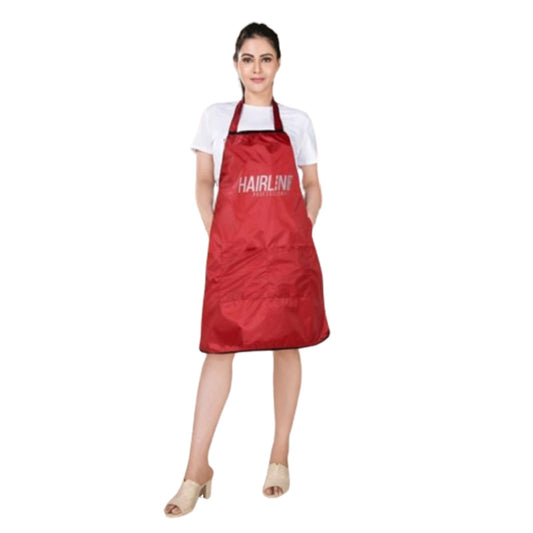 HSA005 Professional Self Apron for Salon Beauty Parlour Hairdresser Barber Beautician Cutting Styling Staff Apron With Tool Pockets Self Aprons Hair Line Pack of 1 Koki Story