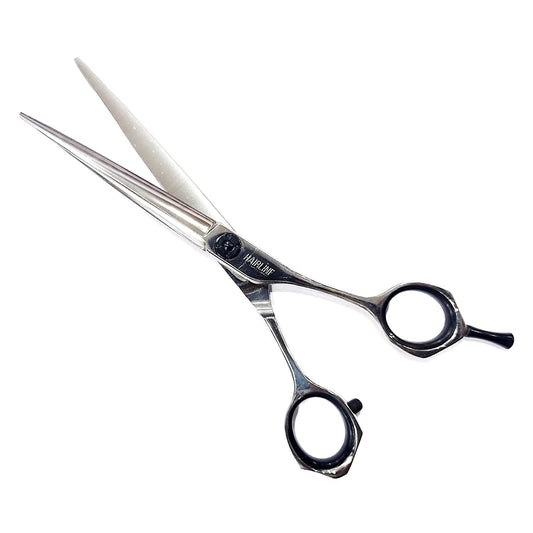 SSC042 Professional Tachi Stainless Steel Cutting Barber Dressing Sharp Scissors Trimming Razor Edge Shears for Home Saloon Barber 5.5" Inch Salon Scissors Hair Line 23.5X8.5X1.5 CM Koki Story