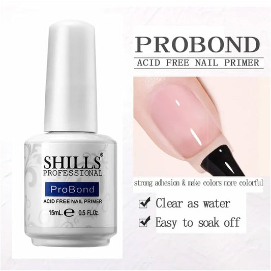 Pro Bond No Acid Nail Primer For UV LED Soak Off Gel Nail Polish, 15ml Nail Primers SHILLS PROFESSIONAL Koki Story