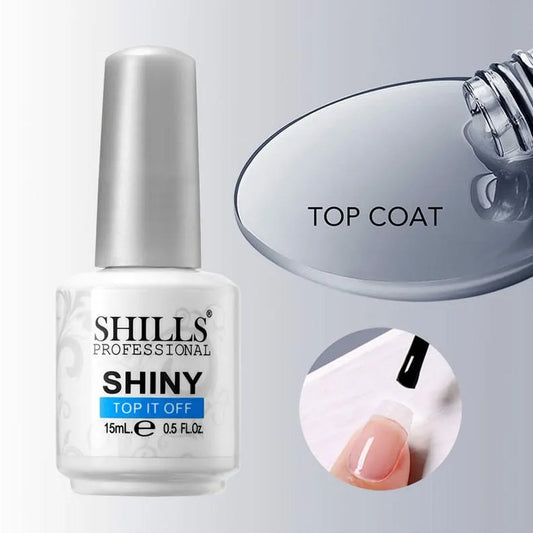 Shiny Top It Off Top Coat For UV LED Soak Off Gel Nail Polish, 15ml Top Coat SHILLS PROFESSIONAL Koki Story